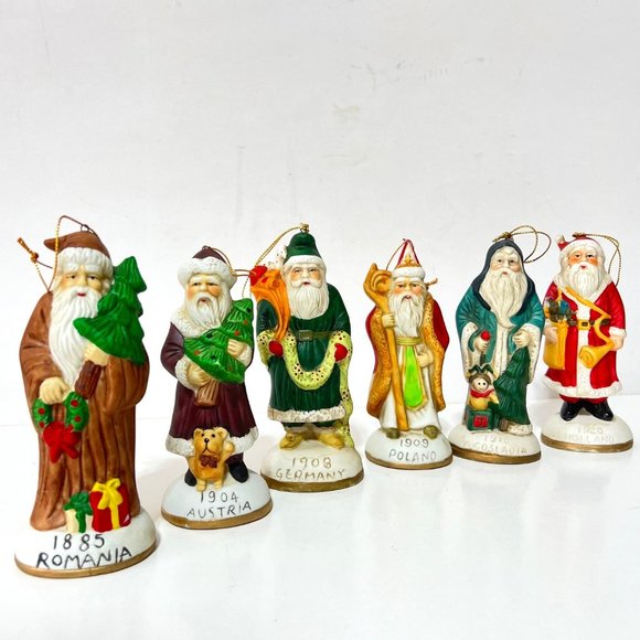 Limited Edition: Timeless Journey Thru Vintage Santa Clause Porcelain Collection - Picture 1 of 16